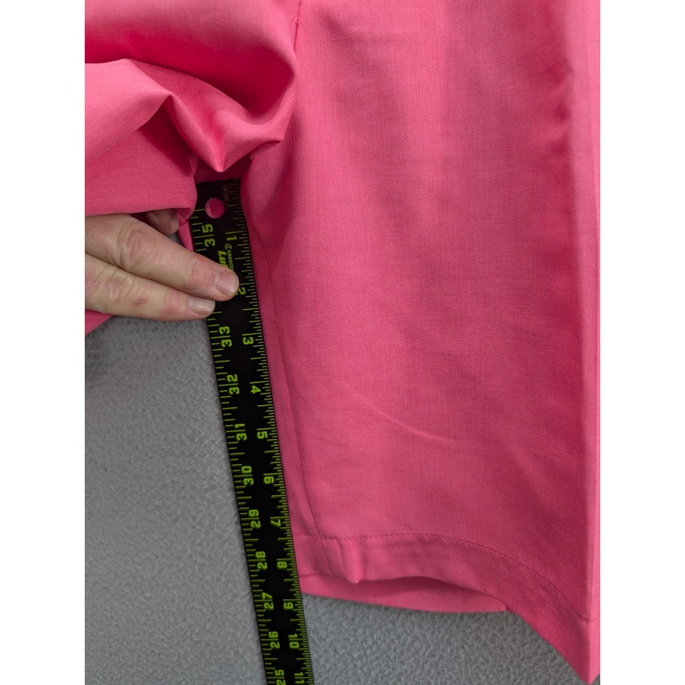 Donald Ross Golf Chino Flat Front Shorts Men's 36 Pink Performance Polyester - Picture 9 of 11